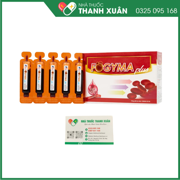 FOGYMA plus hỗ trợ giảm thiếu máu do thiếu sắt